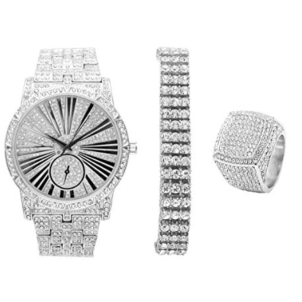 "Denver" Watch, Chain, and Ring Set